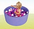 Детский сухой бассейн Midzumi Baby Beach сиреневый + 100 шаров  - миниатюра №2